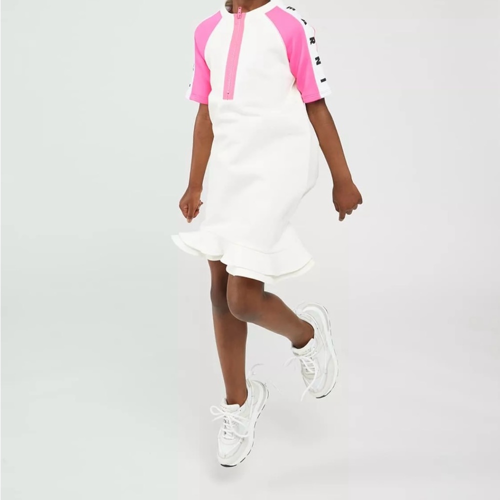 MARNI DRESS OFFWHITE FOR GIRLS